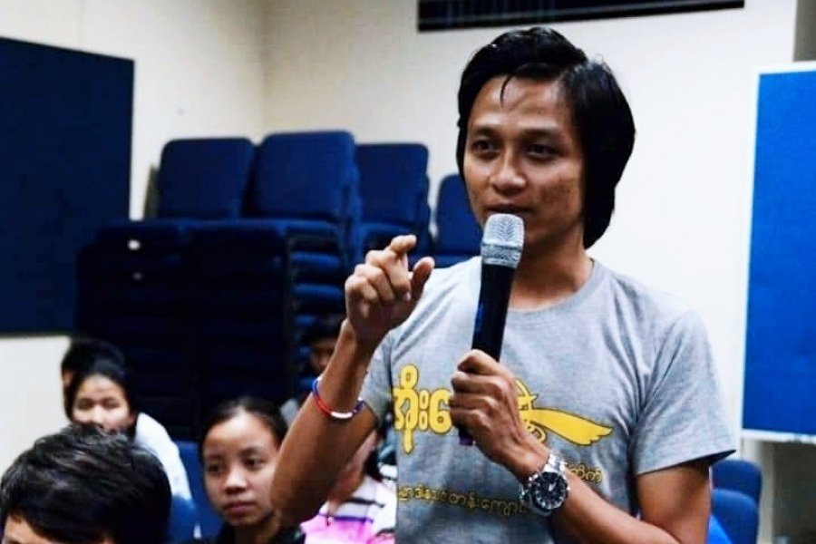 စစ်တပ်အာဏာသိမ်းမှုနှင့်အတူ ဖမ်းဆီးခံထားရသည့် ကိုမင်းသွေးသစ်ကို ထောင် (၁) နှစ်ချ
