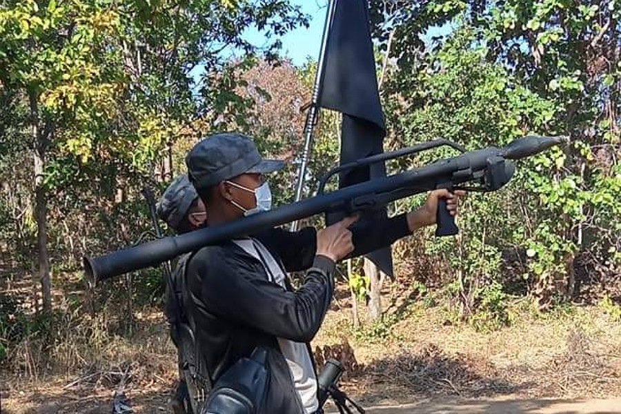 ကနီမြို့နယ် PDF စစ်ရေးပြအခမ်းအနားမှာလက်နက်ကြီးများ စမ်းသပ်ဖောက်ခွဲပြ 