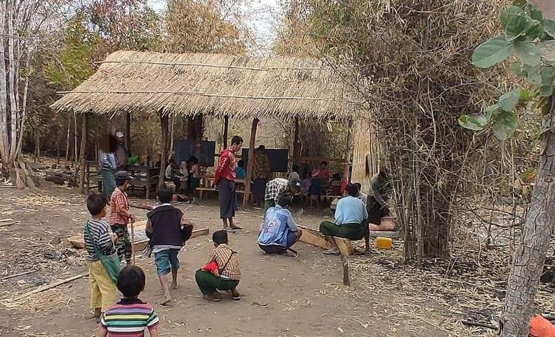 NUG၏ သင်ရိုးညွန်းတမ်းနှင့် ကန့်ဘလူမြို့နယ်မှာ အခြေခံ စာသင်ကျောင်း ဖွင့်လှစ်