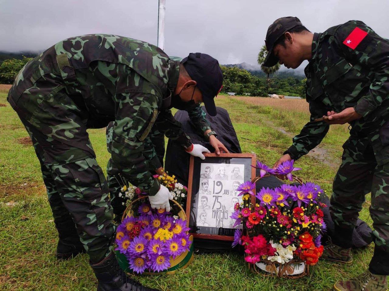 ကျားဖြူတပ်ခွဲ (၂) တွင် ၇၅ နှစ်မြောက် အာဇာနည်နေ့အခမ်းအနား ကျင်းပ