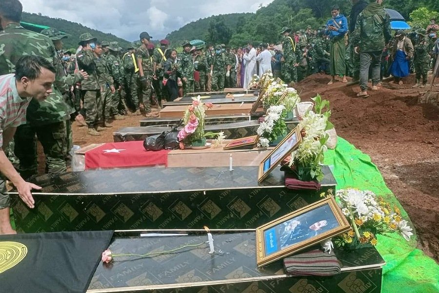 ဖယ်ခုံတိုက်ပွဲတွင် ကျဆုံးခဲ့သော ရဲဘော် (၁၁).ဦးဈာပန ယနေ့ပြုလုပ်