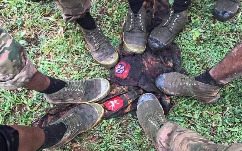 တိုက်ပွဲအတွင်း စစ်ကောင်စီတပ်သားများ ကစဉ့်ကလျား ထွက်ပြေး