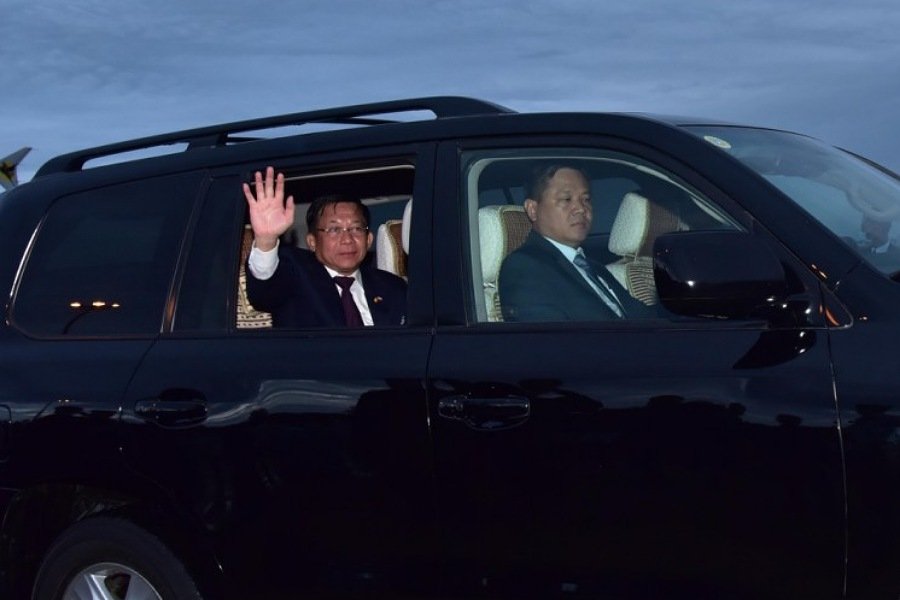 အာဏာသိမ်းစစ်ကောင်စီ ခေါင်းဆောင် ရုရှားသွားပြီး အပြန် လူမြင်ကွင်းမှပျောက်နေ