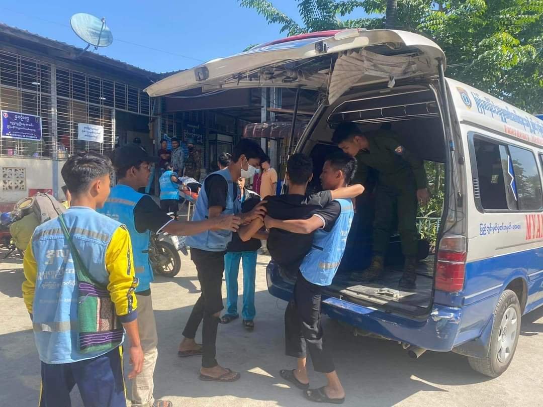မူဆယ်မြို့ ဗုံးပေါက်ကွဲမှု (၅) နှစ်ကလေးငယ်အပါအဝင် (၈) ဦးဒဏ်ရာရ