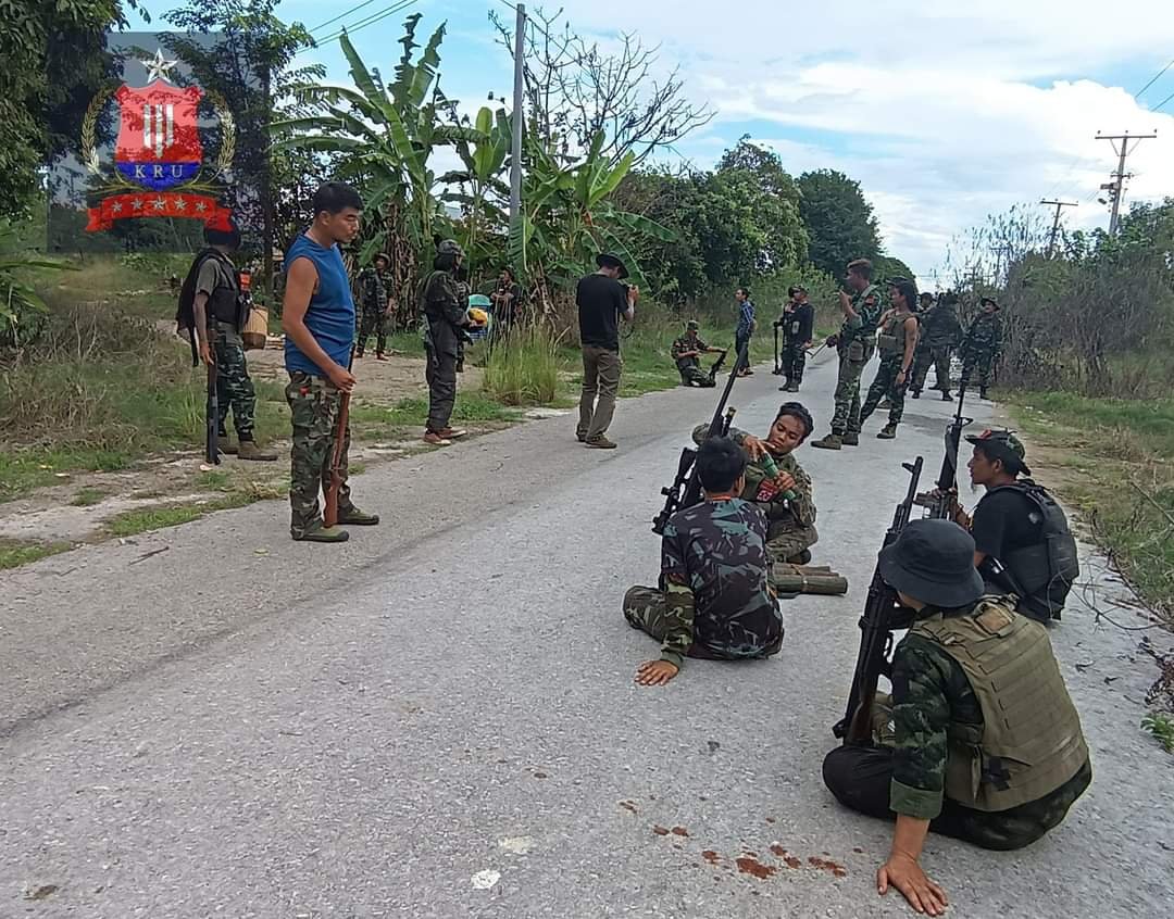 စစ်ကောင်စီတပ် ထိန်းချုပ်နယ်မြေတချို့ကို တော်လှန်ရေး တပ်ပေါင်းစုမှ ပြန်လည်ထိန်းချုပ်