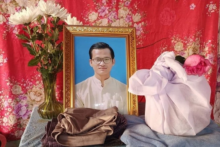 ပုသိမ်ထောင်မှာ မတရားသတ်ဖြတ်ခံခဲ့ရသည့် ကိုဝေယံဖြိုးရက်လည် ပြုလုပ် 