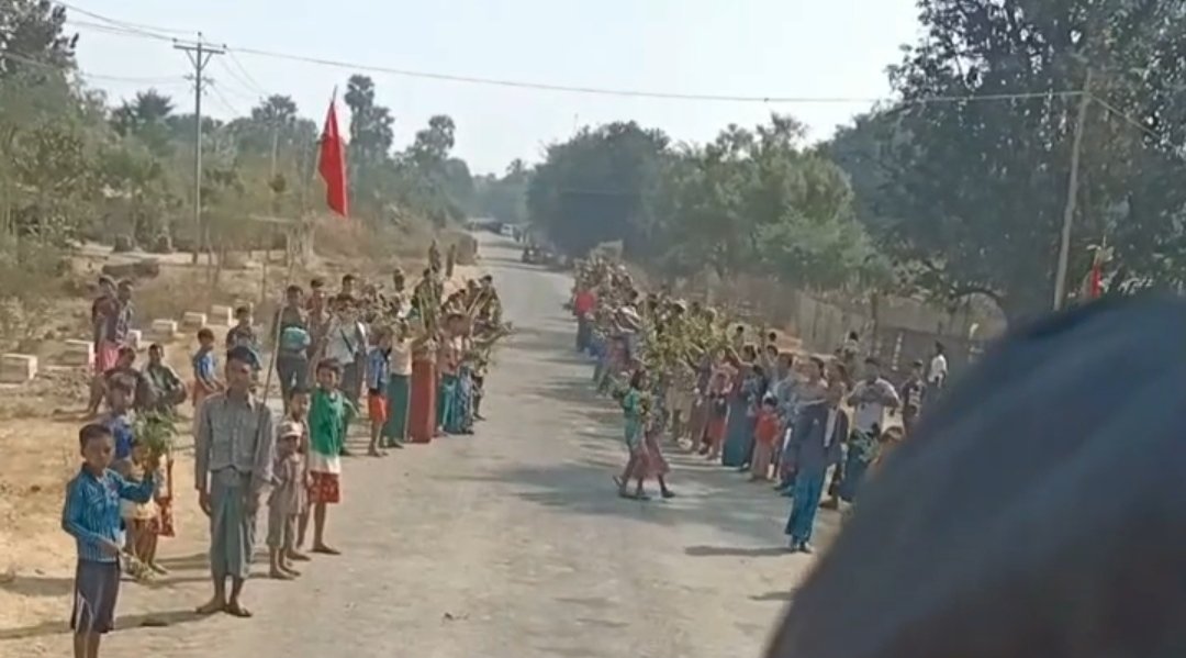ပျူစောထီးများအားတိုက်ခိုက်ပြီးအပြန် PDF များကို ပြည်သူများကြိုဆို