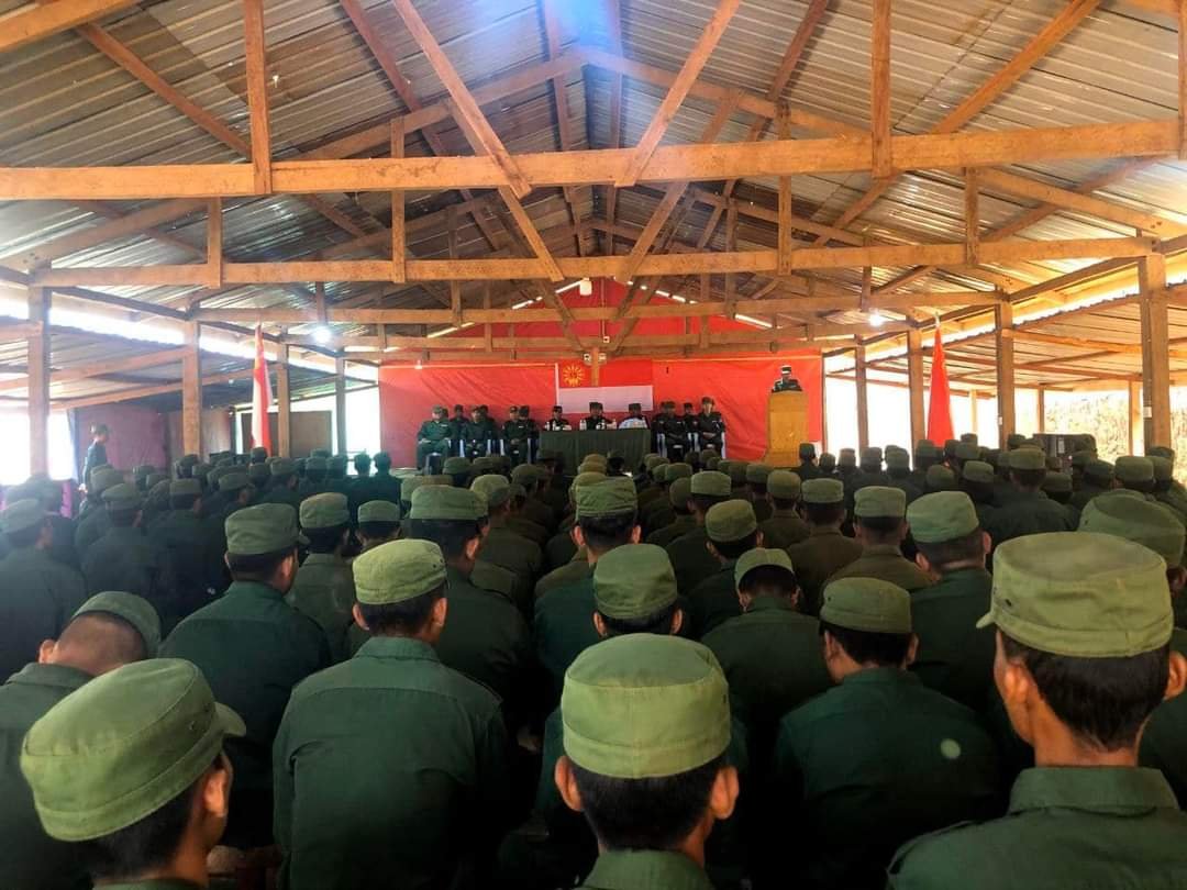 ဗမာပြည်သူ့လွတ်မြောက်ရေးတပ်တော် တည်ထောင်ခြင်း (၂) နှစ်ပြည့်အခမ်းအနား အမှတ်(၂၀၃) စစ်ဒေသတွင် ကျင်းပပြုလုပ်