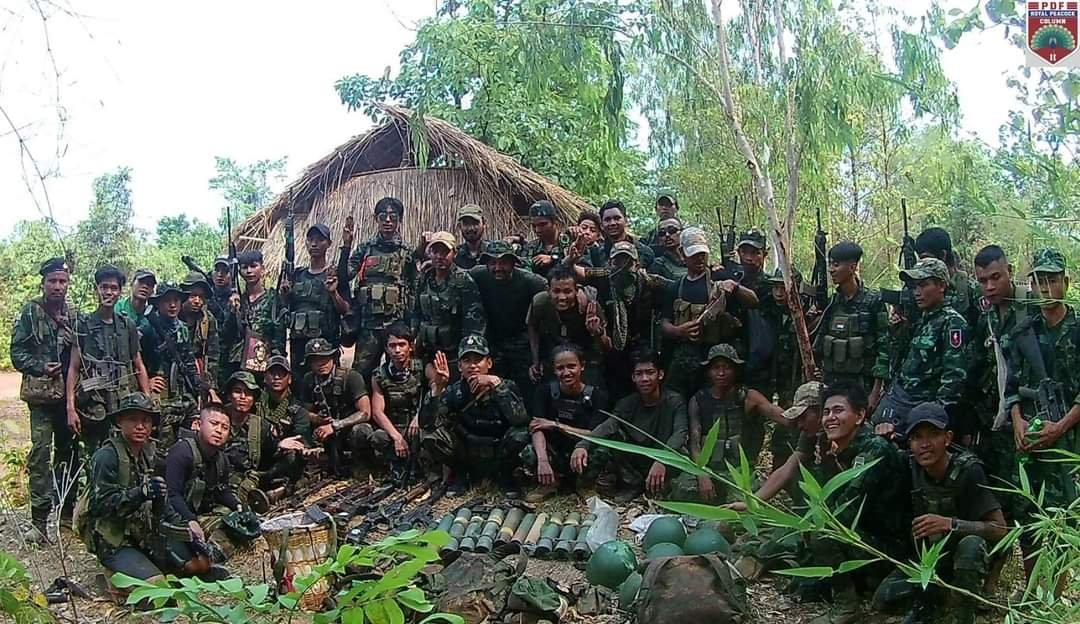 စစ်ကောင်စီတပ် ဒုတပ်ရင်းမှူးသေသည့် စခန်းသိမ်းတိုက်ပွဲတွင် Royal Peacock Column ပါဝင်ခဲ့ 