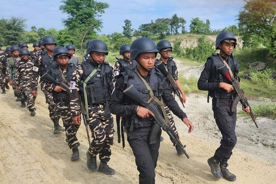 အနောက်ပိုင်းတိုင်း တပ်ရင်း (၇၀၃)နှင့် ချင်းအမျိုးသားတပ်မတော်တို့ စစ်ရေးဆိုင်ရာ ပူးပေါင်းဆောင်ရွက်ရန် သဘောတူ