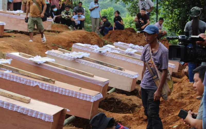 မုန်လိုင်ခတ် စစ်ဘေးရှောင်စခန်း ပစ်ခတ်ခံရမှု ကလေးငယ် ၁၀ ဦးအပါအဝင် ၂၈ ဦးသေဆုံး
