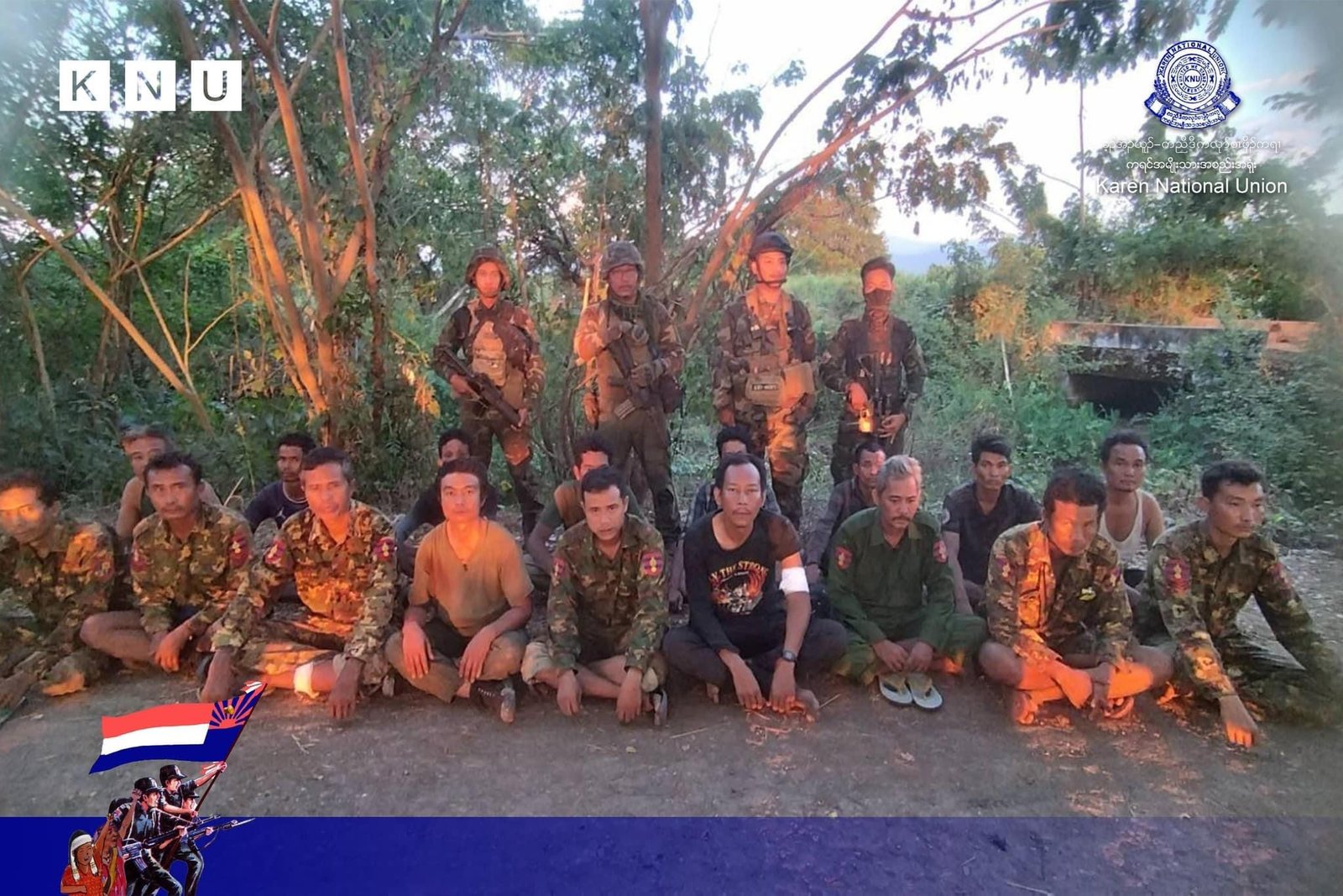 တိုက်ပွဲအတွင်း လက်နက်ခဲယမ်းများရရှိပြီး ဒုတပ်ရင်းမှူးအပါအဝင် စစ်သုံ့ပန်းများကို ထိန်းသိမ်းထား