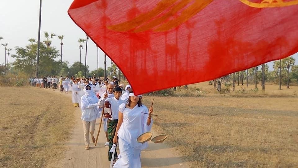 နွေဦးတော်လှန်ရေး (၃) နှစ်ပြည့် စစ်အာဏာရှင်ဆန့်ကျင်ရေး လူထုလှုပ်ရှားမှု