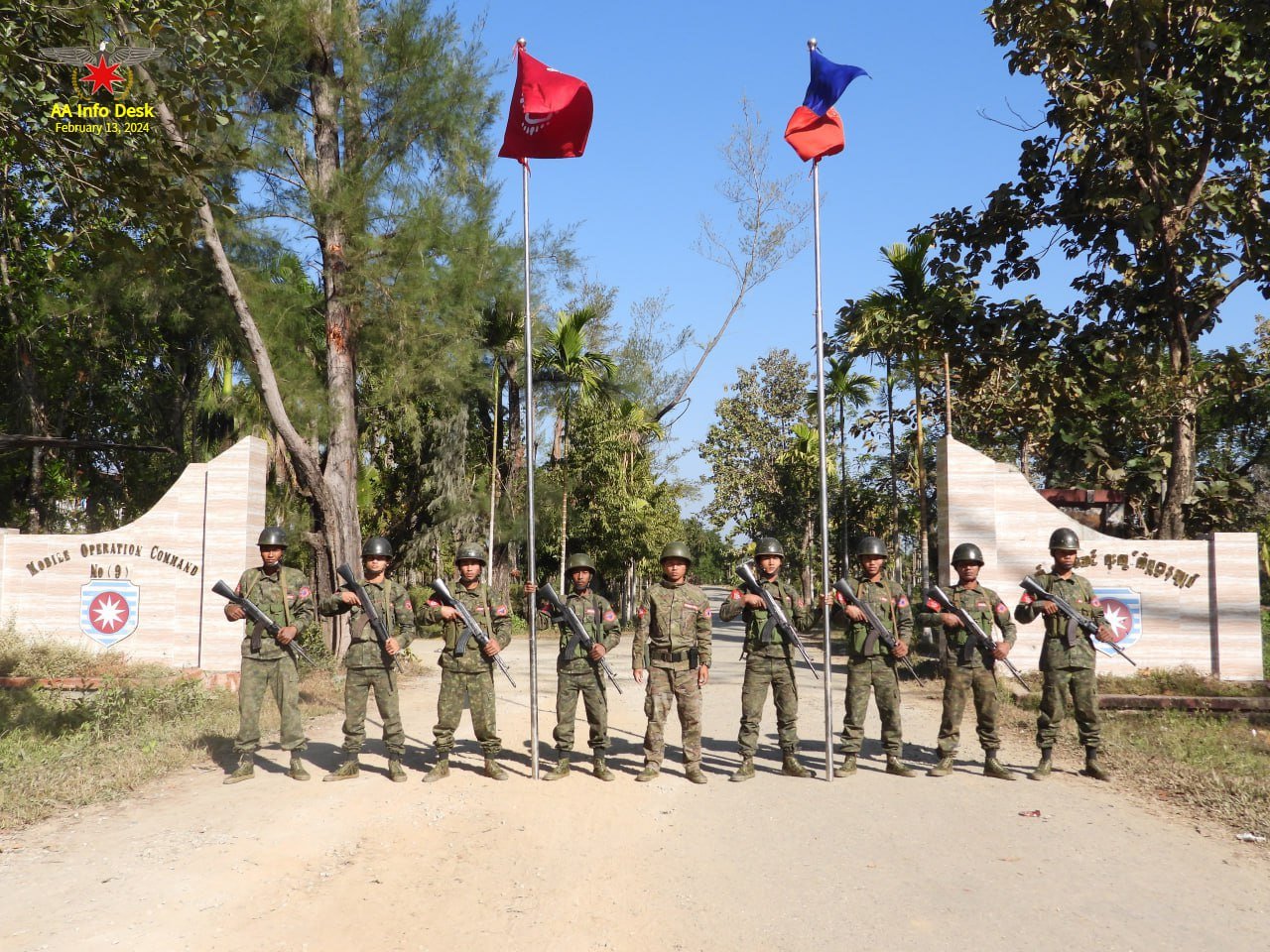 AA ၏ သုံးလတာစစ်ဆင်ရေးအပြီးတွင် ပလက်ဝ၊ ပေါက်တော၊ ကျောက်တော်၊ မင်းပြား၊ မြောက်ဦး၊ မြေပုံမြို့တို့ကို သိမ်းပိုက်