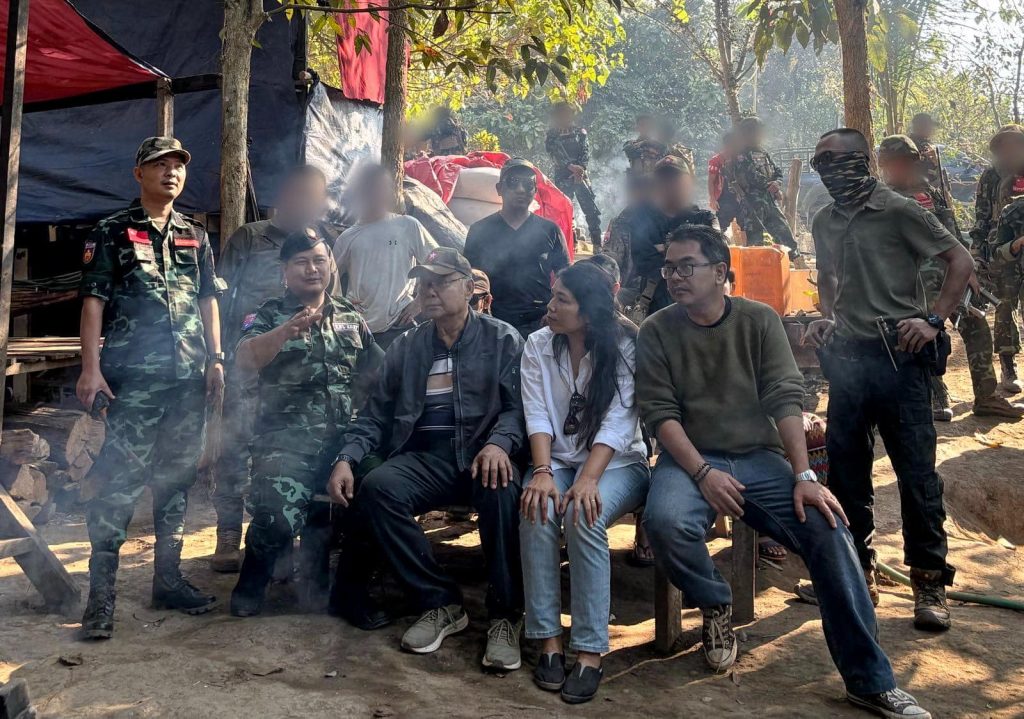 NUG ပြည်ထောင်စုဝန်ကြီးချုပ်နှင့်အဖွဲ့ ဗိုလ်ဒါဘော ဦးဆောင်သော အဖွဲ့အား သွားရောက်တွေ့ဆုံ