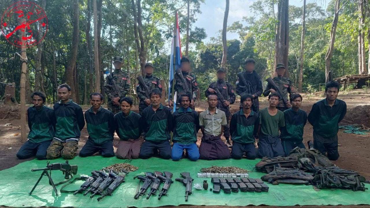 အမ်းမြို့နယ်မှထွက်ပြေးလာသော စစ်ကောင်စီလက်အောက်ခံများ ဖမ်းဆီးခံရ