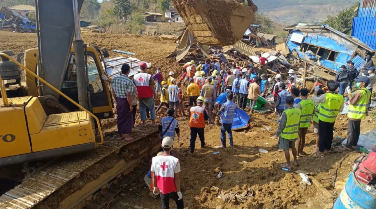 ဖားကန့် ရွှံ့နွံပေါက်ကျမှုအတွင်း သေဆုံးသူ (၃၅) ဦးကျော်ရှိ