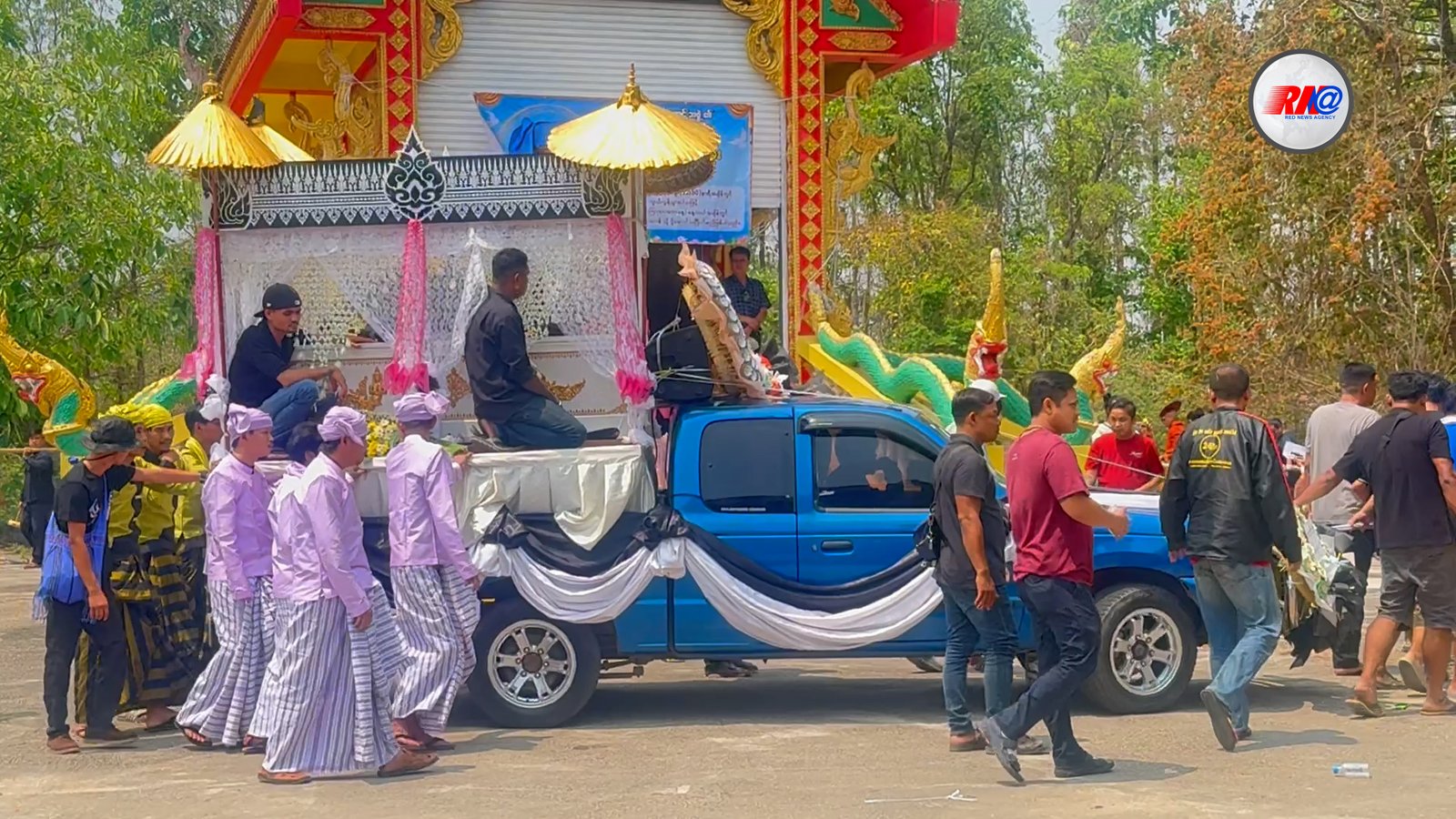 လူရွှင်တော်ကြီး (စတား) ဦးကျော်မိုး၏ ဈာပန