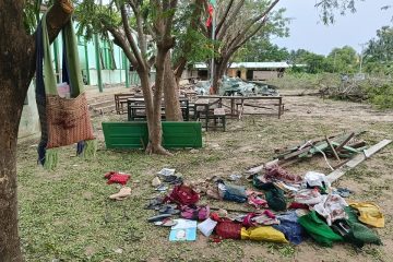 အိုးတိန်တွင်းကျေးရွာ စာသင်ကျောင်းဗုံးကြဲခံရမှု ကွယ်လွန်သူ (၂၄) ဦးထိရှိလာ