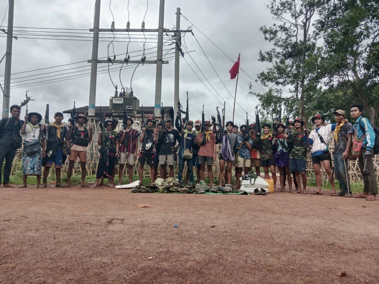 ပဲခူးရိုးမအစပ် စစ်ကောင်စီတပ် အထိုင်ချတပ်စွဲထားသောစခန်းအား ပြောက်ကျားတပ်ဖွဲ့ သိမ်းပိုက်