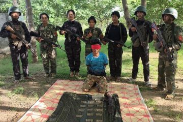 မူးယစ်သောက်စားပြီး ကွမ်းယာထွက်ဝယ်သည့် တပ်ကြပ်ကြီးကို တောင်သာ ပကဖ ရဲမေများဦးဆောင်အဖွဲ့က ဖမ်းဆီးရမိ