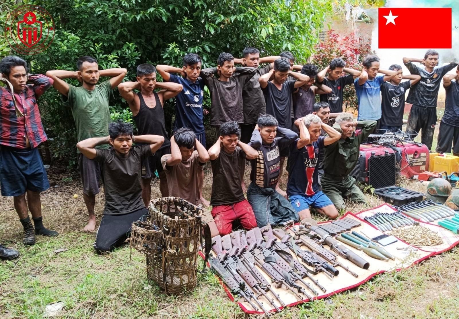 ကျောက်ကြီးမြို့နယ်အတွင်း ယနေ့တိုက်ပွဲတွင် စစ်ကောင်စီလက်အောက်ခံ (၂၂) ဦးကို ဖမ်းဆီးရမိ