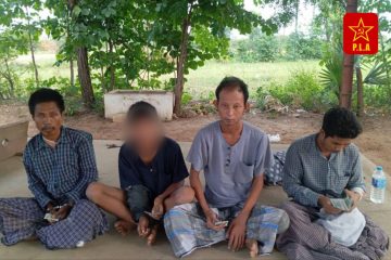 အသက် (၁၅) နှစ်အရွယ် နှင့် ရဲအရာခံဗိုလ်အပါအဝင် စစ်သုံ့ပန်း (၄) ဦးကို PLA ပြန်လွှတ်ပေး