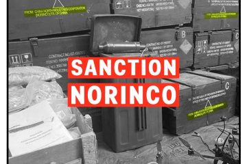 တရုတ်နိုင်ငံပိုင် စစ်လက်နက်ကုမ္ပဏီ NORINCO အား နိုင်ငံတကာရာဇဝတ်မှုများတွင် ကြံရာပါပတ်သက်မှုအတွက် ဒဏ်ခတ်ပိတ်ဆို့မှုများ ပြုလုပ်ရန်တောင်းဆို