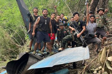 စစ်ကောင်စီတိုက်လေယာဉ်ကို ကရင်နီတပ်ပေါင်းစုံတော်လှန်ရေးတပ်ဖွဲ့က ပစ်ချ