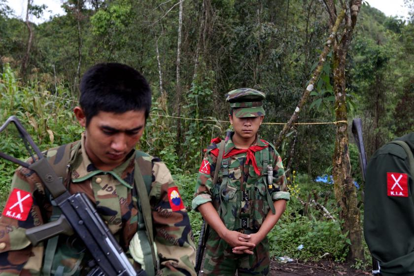 ခေါင်လန်ဖူးက စစ်အုပ်စုရဟတ်ယာဉ်ကွင်းနှင့် စခန်းကုန်းကို သိမ်းယူနိုင်ခဲ့ကြောင်း KIA ပြော
