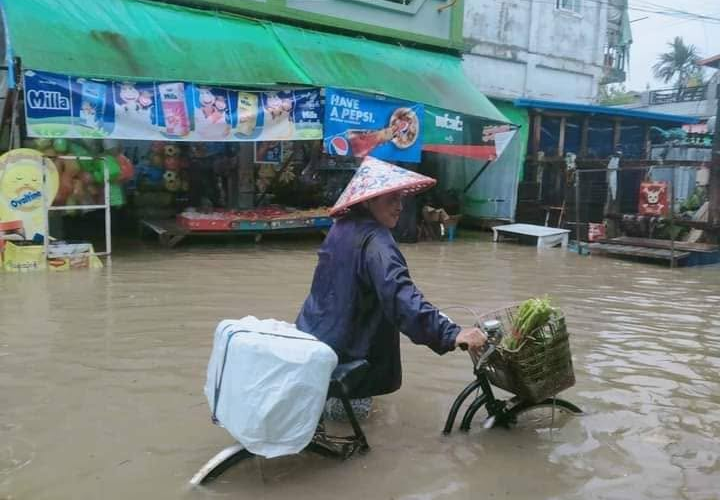 အနီရောင်အဆင့် အားကောင်းသည့်မုန်တိုင်းငယ် ရန်ကုန်ကို ဖြတ်မည်ဟု မိုးဇလ ထုတ်ပြန်