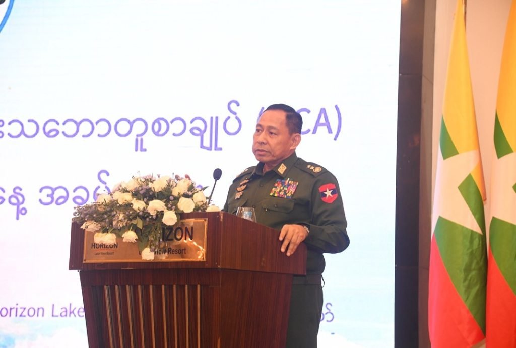 လေကြောင်းဗုံးကြဲတိုက်ခိုက်မှုက ငြိမ်းချမ်းရေးအတွက်ဟု စစ်အုပ်စု ဒုဗိုလ်ချုပ်ကြီး ရာပြည့် ပြော